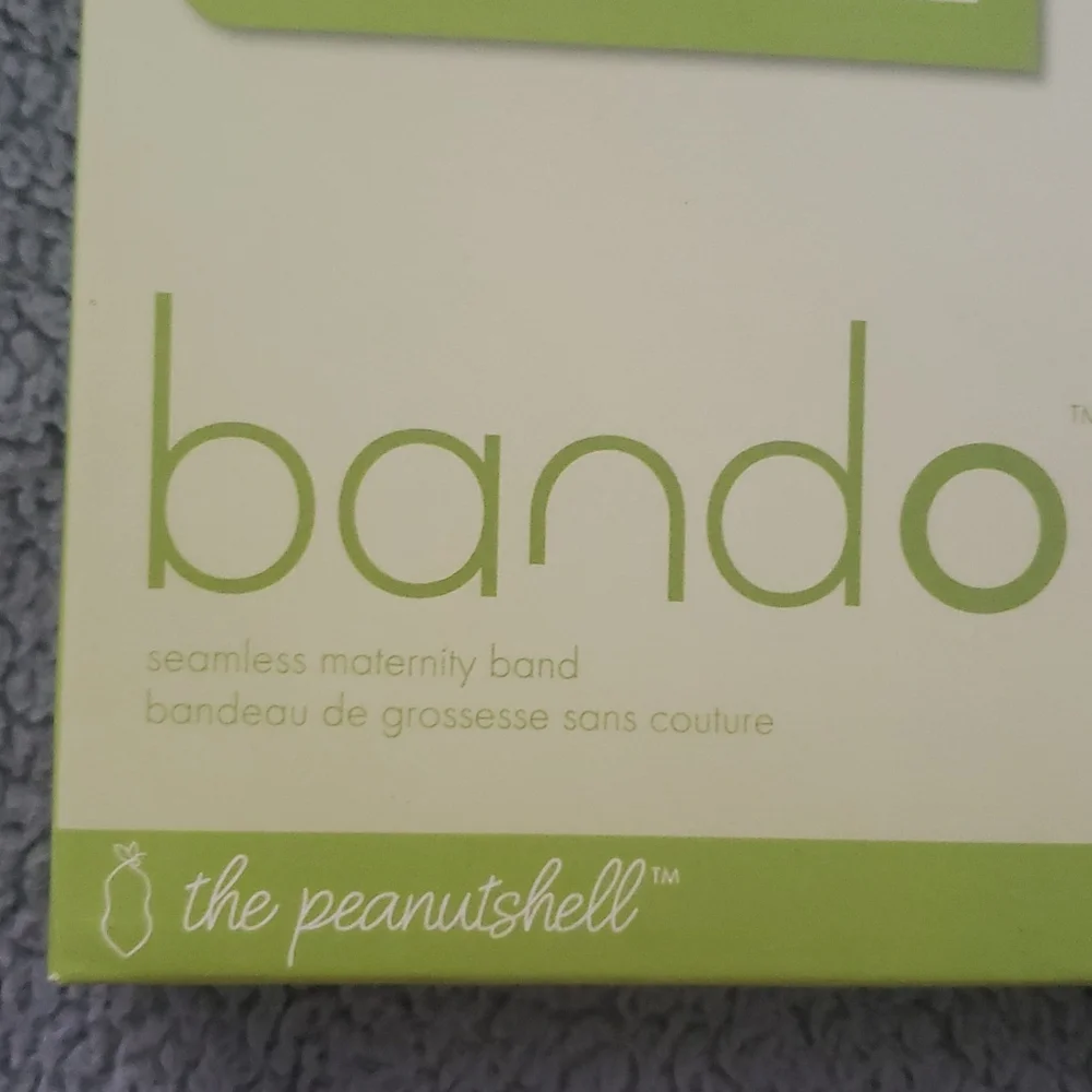 Love Your Bump Seamless Maternity Band Comfy Pregnancy White M L The Peanutshell - Picture 9 of 10
